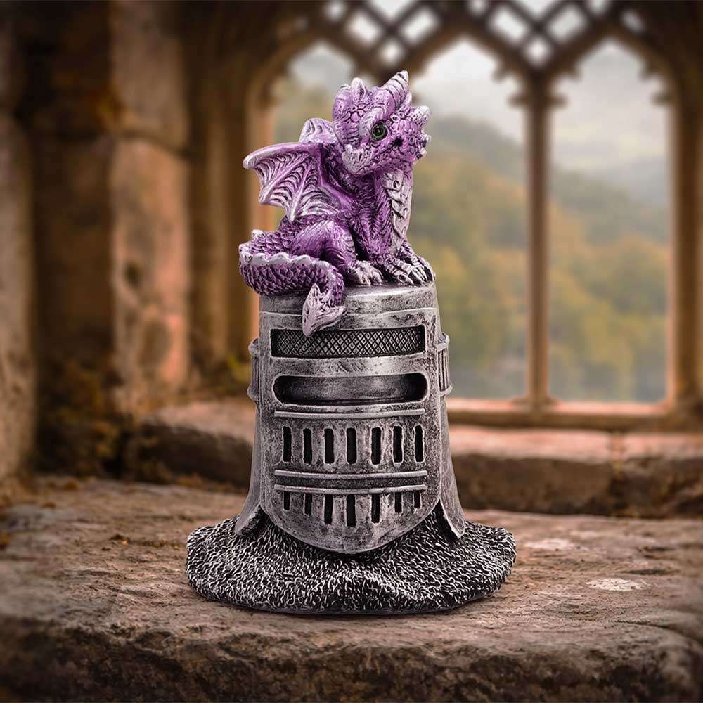 Nemesis Now - Hatchling Helm Figurine - Dragon - Purple